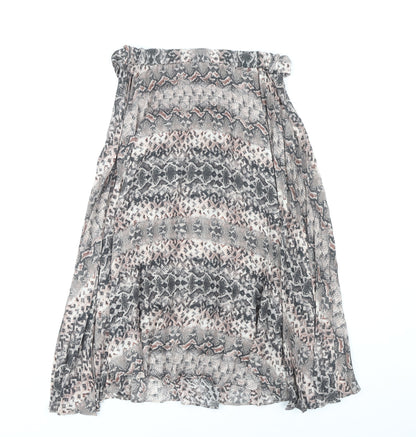 Womens UK Size 8 Topshop A-Line Chiffon Skirt