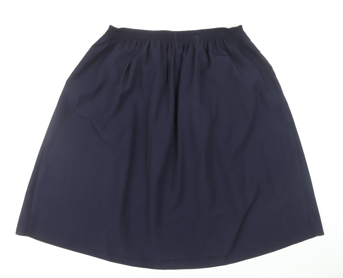 Marks and Spencer Women’s Blue Size 20 A-Line Knee Length Skirt