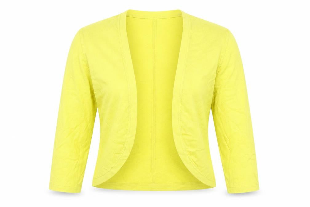 Womens UK Size S Hobbs Yellow Cardigan Jumper