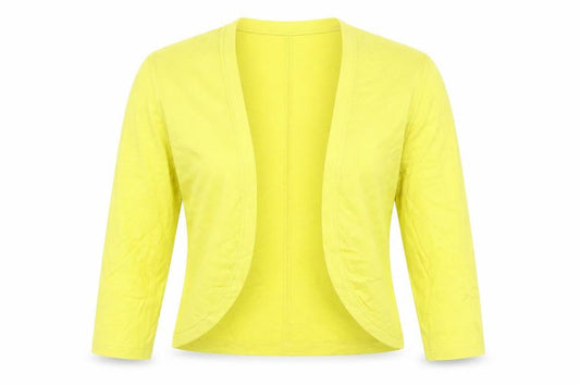 Womens UK Size S Hobbs Yellow Cardigan Jumper