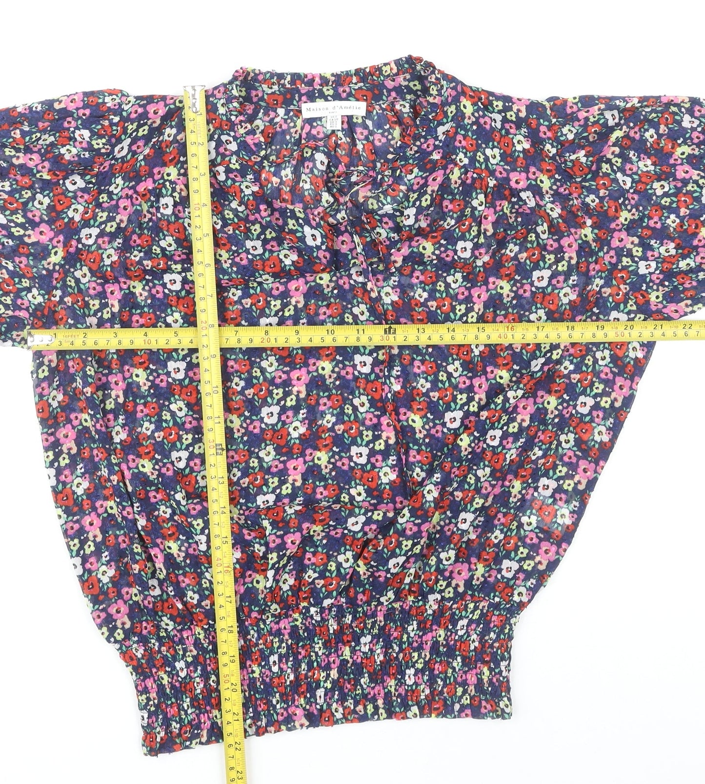Maison d'Amélie Women’s Multicoloured Floral Tunic Blouse S