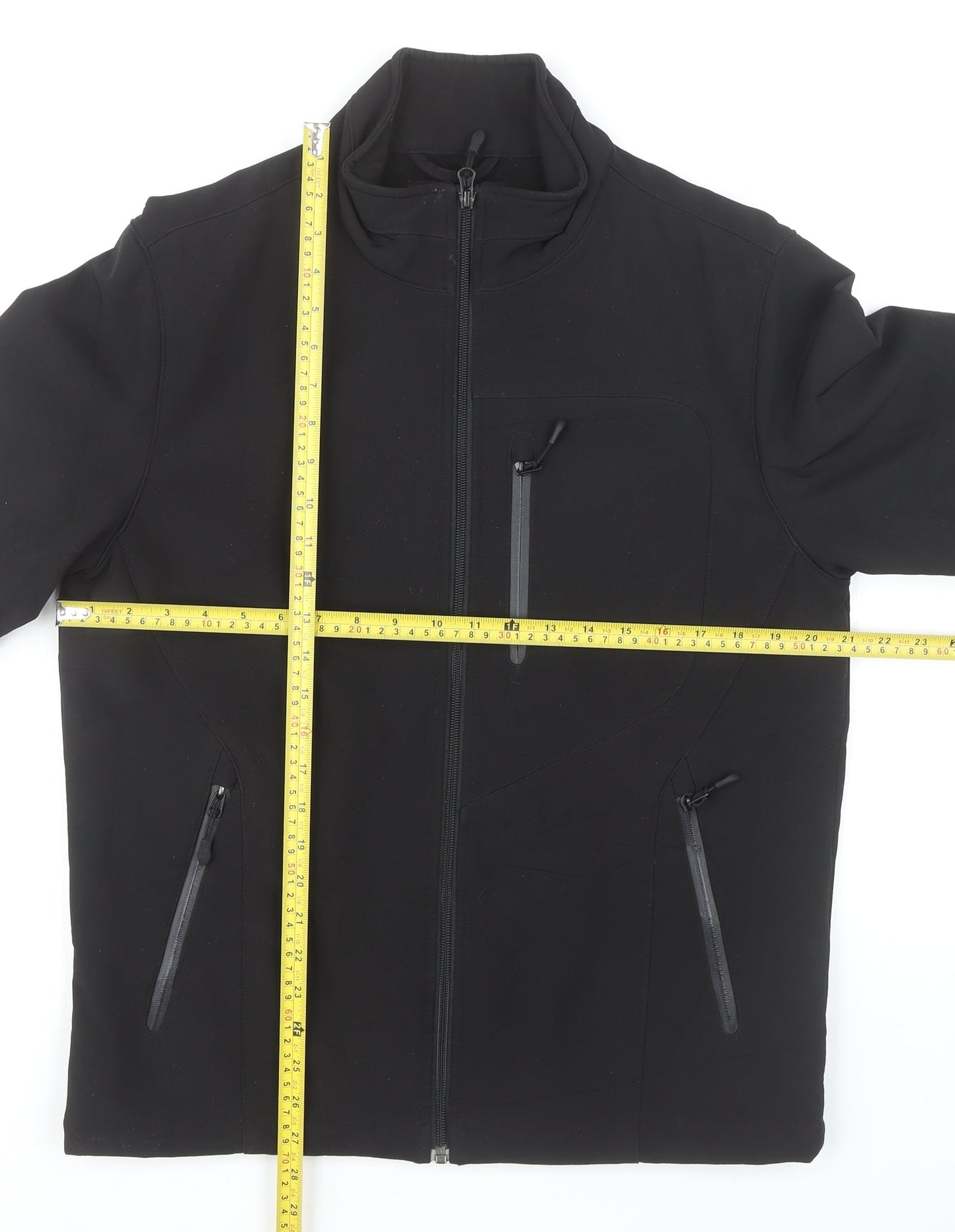 Mens UK Size S Kirkland Signature Black Soft Shell