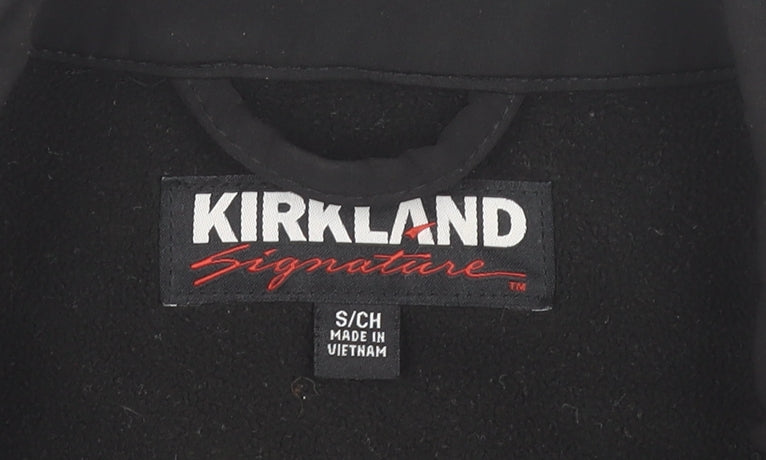Mens UK Size S Kirkland Signature Black Soft Shell