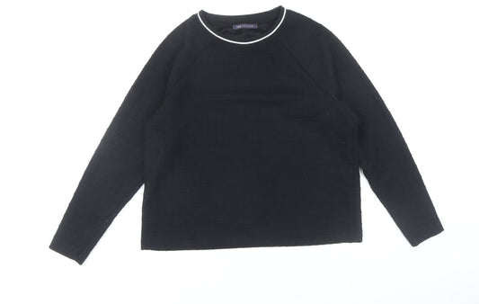 Womens UK Size 14 Marks and Spencer Black Pullover Jumper