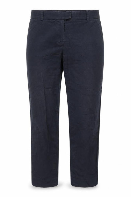 Womens UK Size 8 Jaeger Slim Fit Chino Blue Trousers
