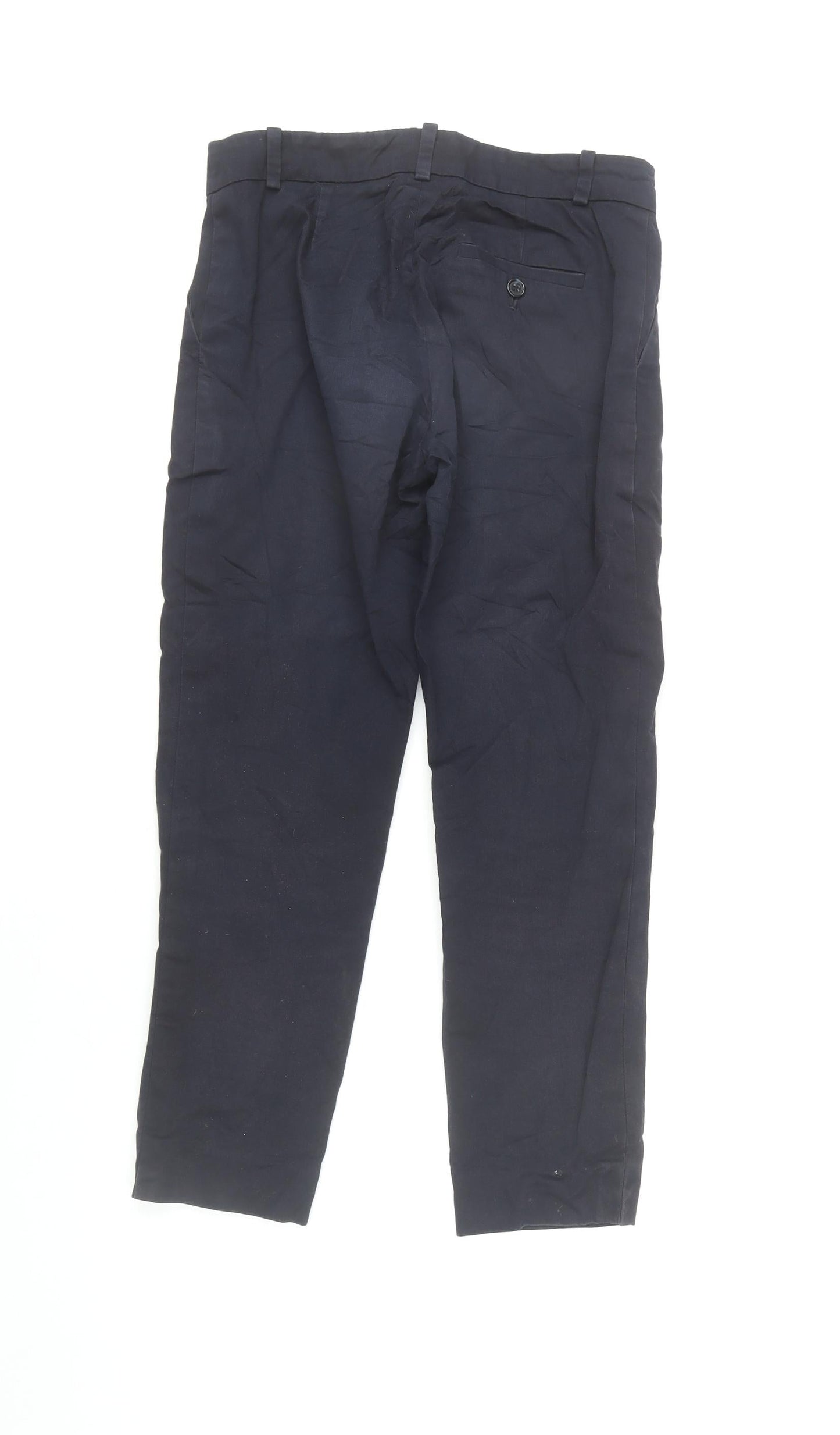 Womens UK Size 8 Jaeger Slim Fit Chino Blue Trousers