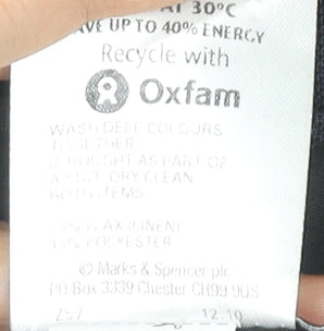 Marks and Spencer Men's Blue 42in Waist 29in Leg Dress Trousers