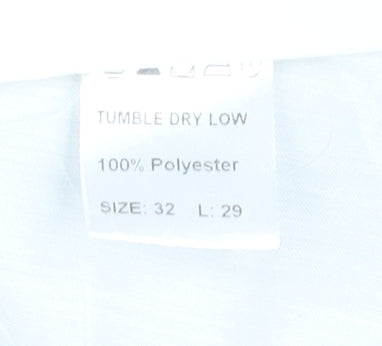 Farah Men's Brown Pleated Straight Leg Business Trousers 32W 29L