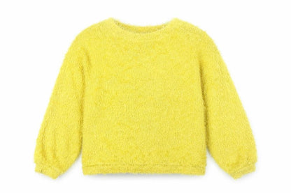Womens UK Size 8 Bershka Yellow Pullover Jumper