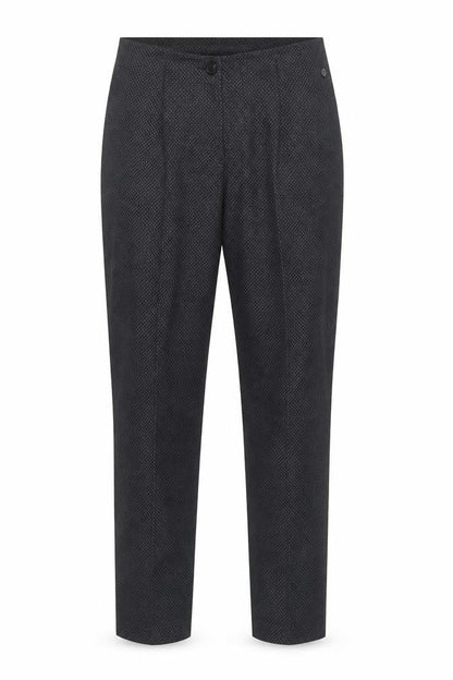 Womens UK Size 8 Atelier Gardeur Slim Fit Business Casual Black Trousers