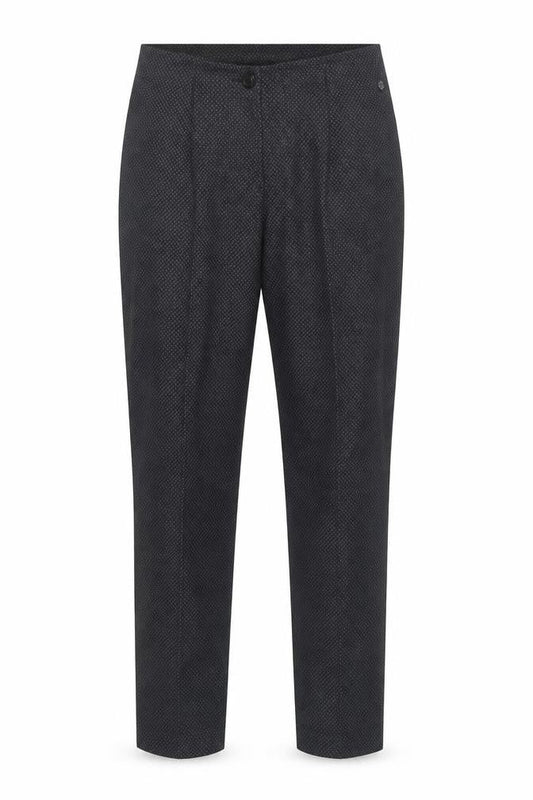 Womens UK Size 8 Atelier Gardeur Slim Fit Business Casual Black Trousers