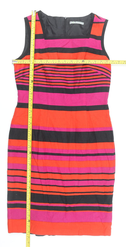 Marks and Spencer Women's Multicoloured Size 10 Sheath Dress