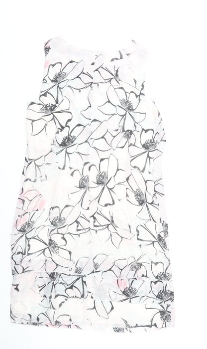 David Emanuel Women’s Multicoloured Floral Beaded Sheath Dress Size 18