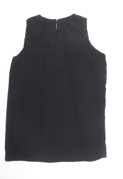 H&M Women’s Black XL Shift Dress Sleeveless Knee Length Lined