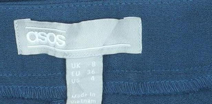 Womens UK Size 8 ASOS Slim Fit  Blue Trousers