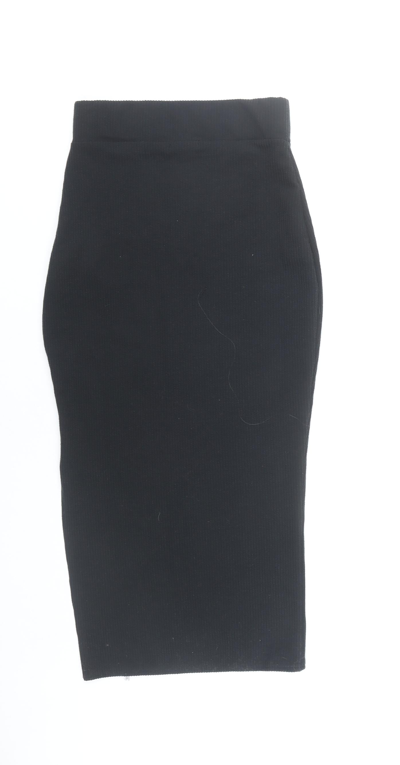 Nasty Gal Women's Black Size 10 Long Pencil Skirt Stretch