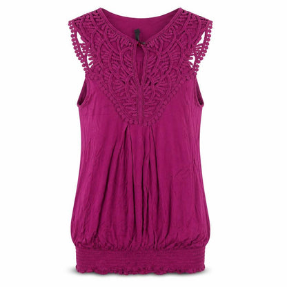 Womens UK Size 10-12 E-vie Pink Camisole Tank