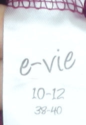 E-vie Womens Pink Crochet Trim Sleeveless Camisole Top Size 10-12