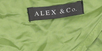 Womens UK Size 16 Alex & Co. Regular Green Blazer