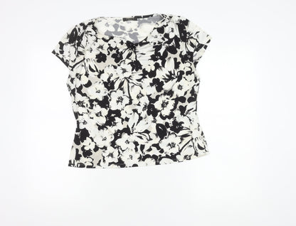 Precis Petite Women’s Multicoloured Floral Cowl Neck Blouse M