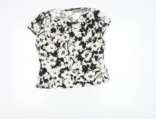 Precis Petite Women’s Multicoloured Floral Cowl Neck Blouse M