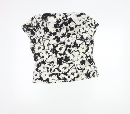 Precis Petite Women’s Multicoloured Floral Cowl Neck Blouse M