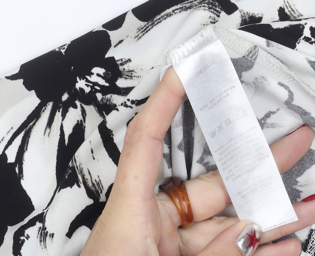 Precis Petite Women’s Multicoloured Floral Cowl Neck Blouse M