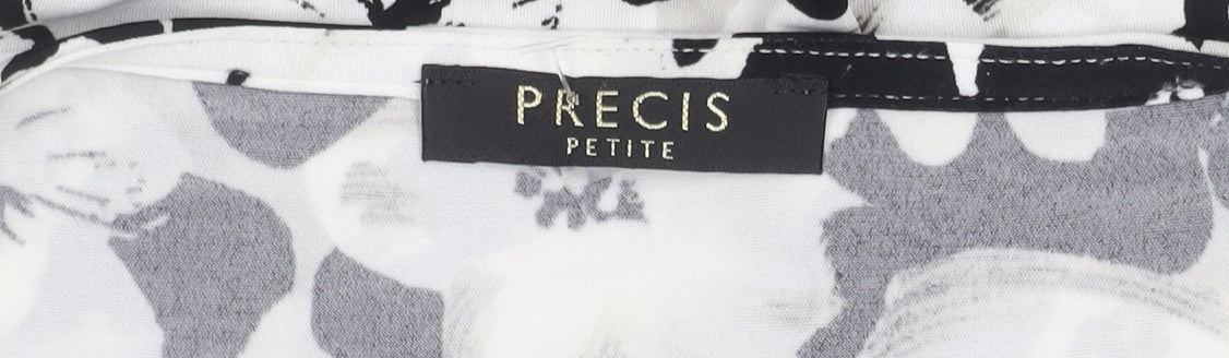 Precis Petite Women’s Multicoloured Floral Cowl Neck Blouse M