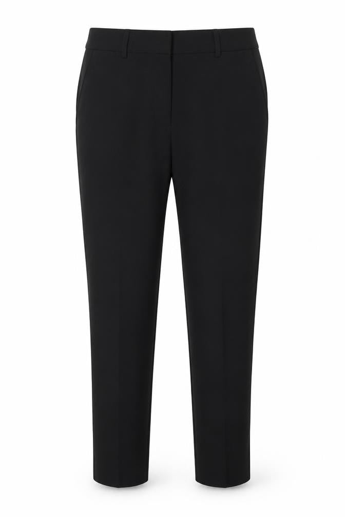 Womens UK Size 8 Peacocks   Black Trousers