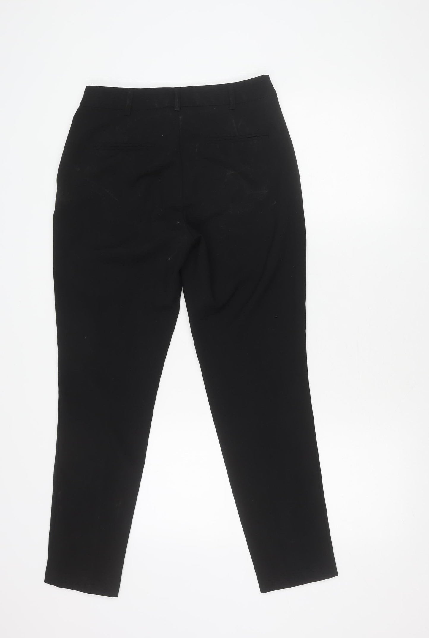 Womens UK Size 8 Peacocks   Black Trousers