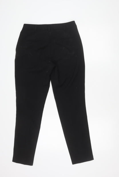 Womens UK Size 8 Peacocks   Black Trousers