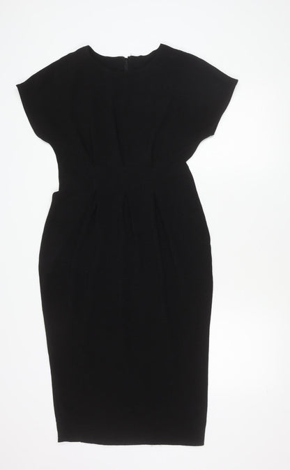 ASOS Women's Black Size 10 Sheath Knee Length Dress