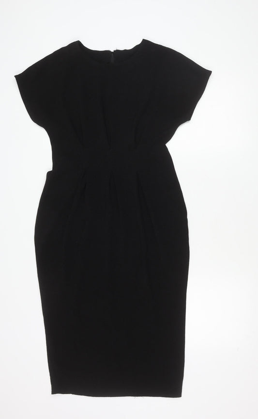 ASOS Women's Black Size 10 Sheath Knee Length Dress