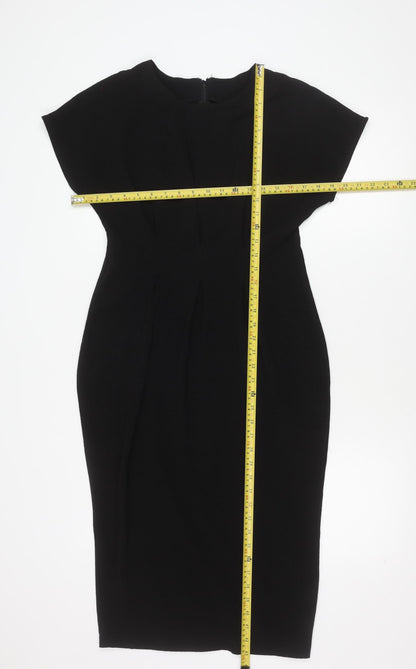 ASOS Women's Black Size 10 Sheath Knee Length Dress