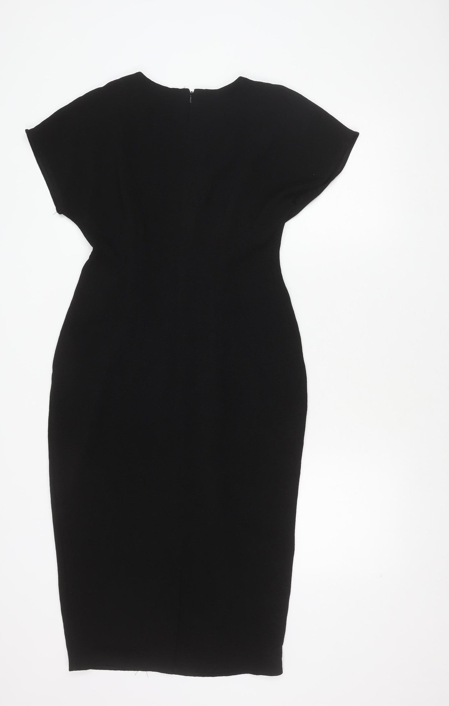 ASOS Women's Black Size 10 Sheath Knee Length Dress