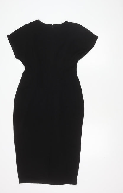 ASOS Women's Black Size 10 Sheath Knee Length Dress