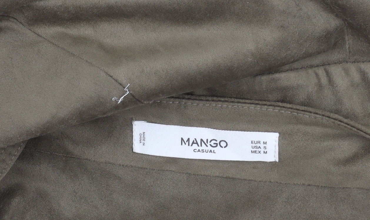 Mango Women’s Brown Wide-Leg Sleeveless Jumpsuit Size 12 Summer Casual