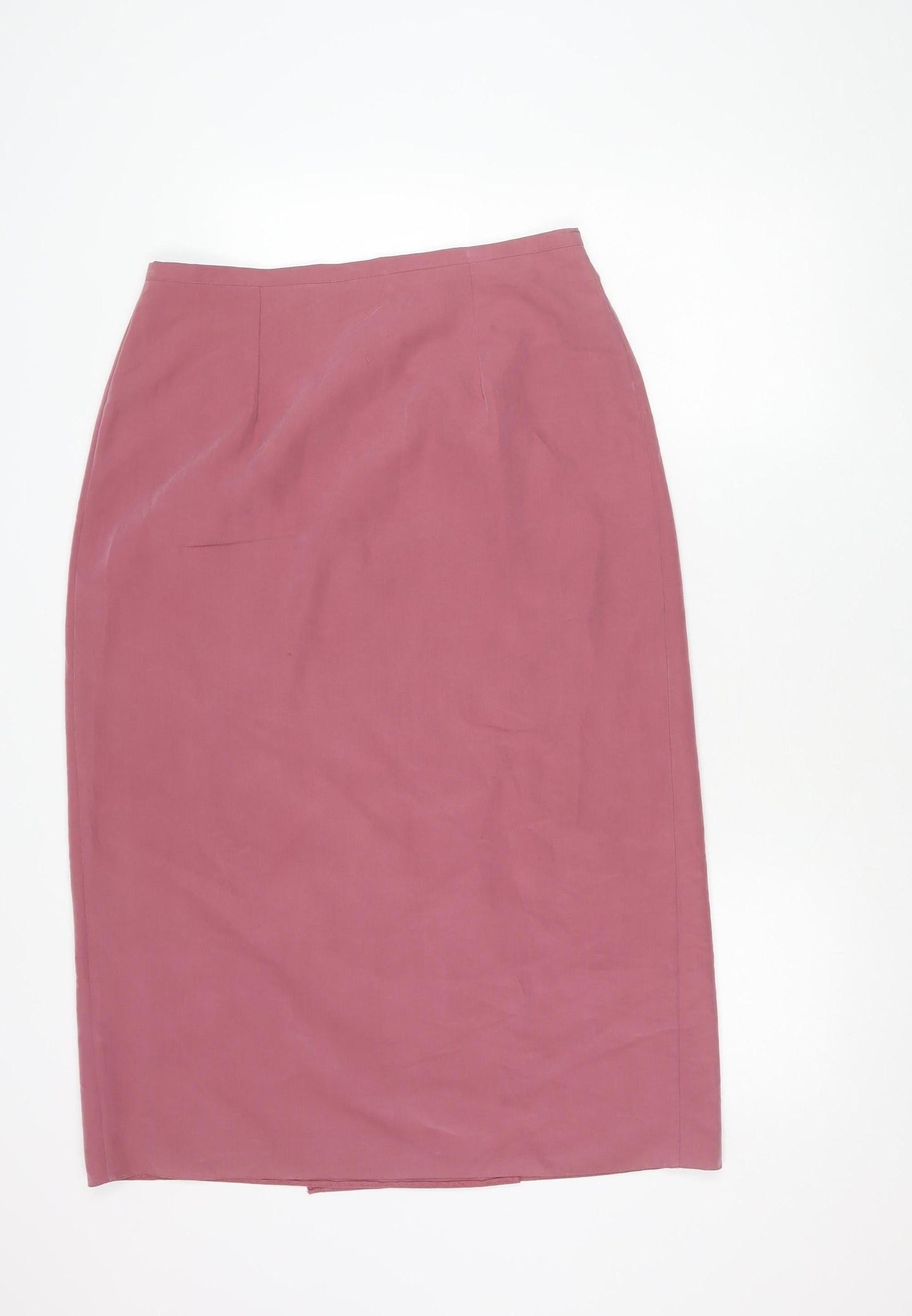 Amaranto Women’s Pink Midi Wrap Skirt Size 16 High Rise