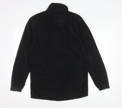 Mens UK Size S Trojan Black Basic Jacket