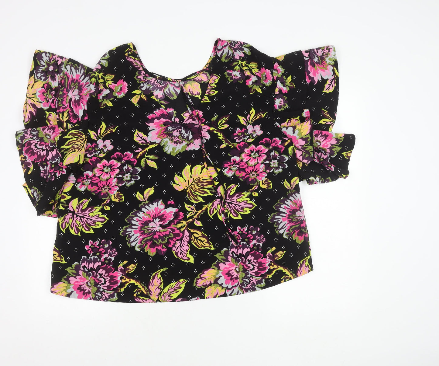 Womens UK Size 18 Marks and Spencer Multicoloured Basic Blouse