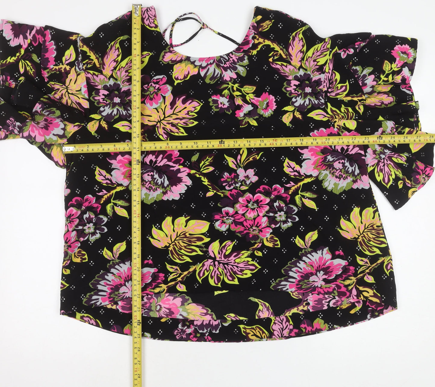 Womens UK Size 18 Marks and Spencer Multicoloured Basic Blouse