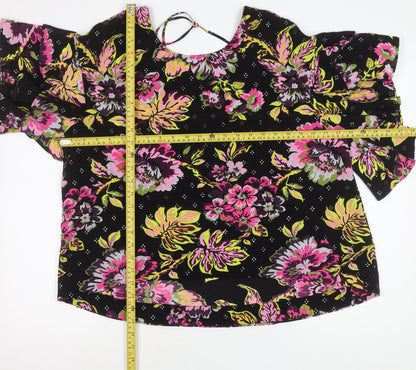 Womens UK Size 18 Marks and Spencer Multicoloured Basic Blouse