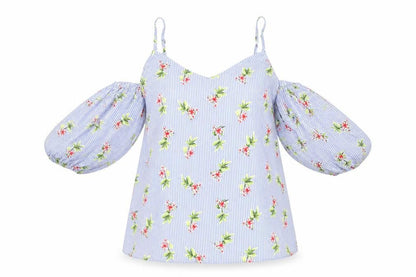 Womens UK Size 8 Marks and Spencer Blue Camisole Blouse