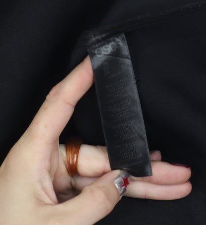 ASOS Women’s Black Beaded A-Line Knee Length Skirt Size 10