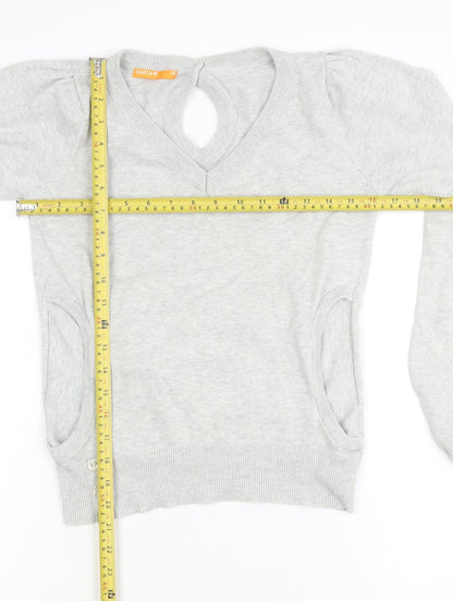 Womens UK Size 10 SoulCal Grey Pullover Jumper