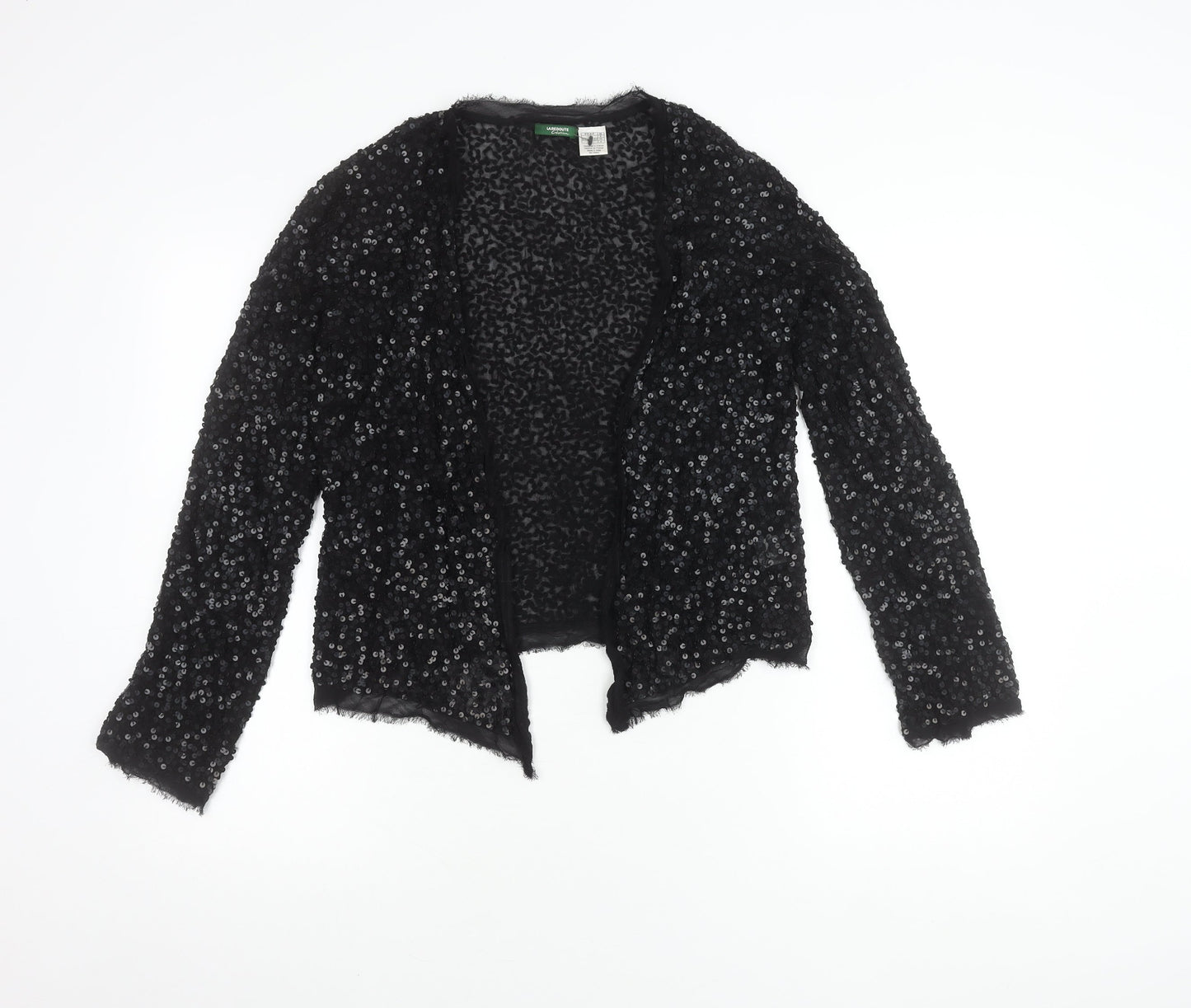 La Redoute Women’s Black Sequin Cardigan Size 8 Party Knit