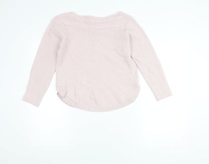 Womens UK Size S Monsoon Pink Pullover Jumper