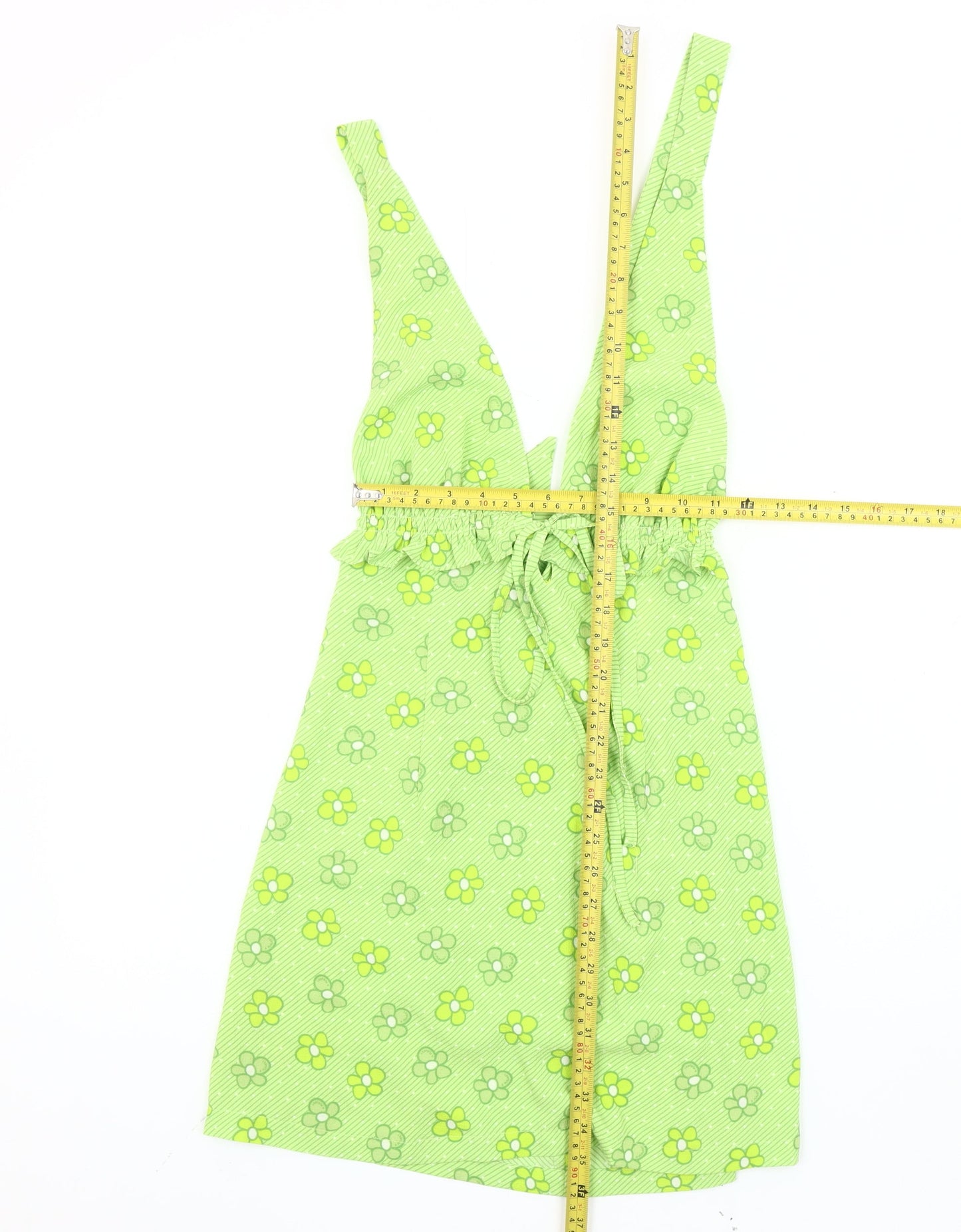 Labelrail Green Floral Slip Dress Women’s Size 8 Summer Party Wear