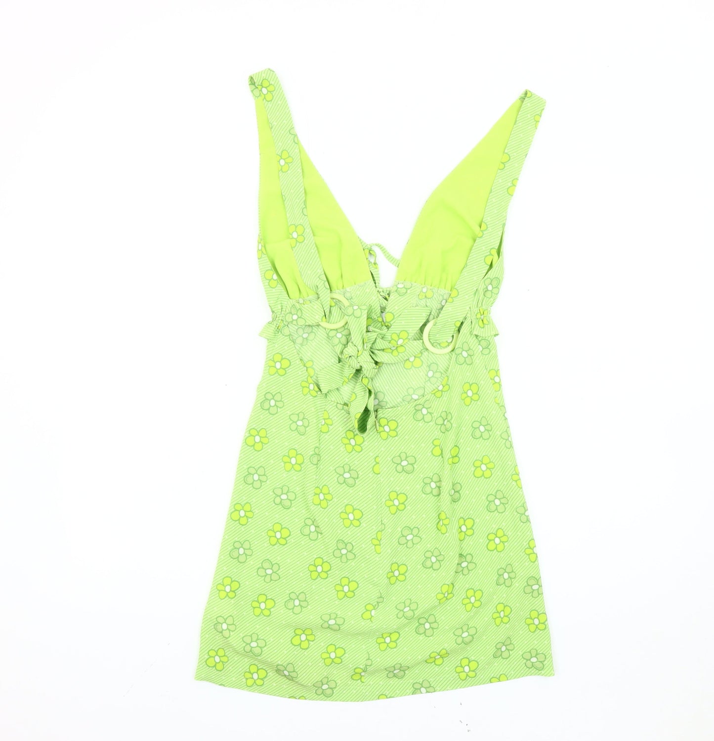 Labelrail Green Floral Slip Dress Women’s Size 8 Summer Party Wear