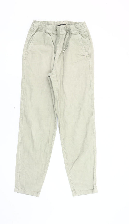 New Look Men’s Beige Corduroy Tapered Jogger Trousers XS